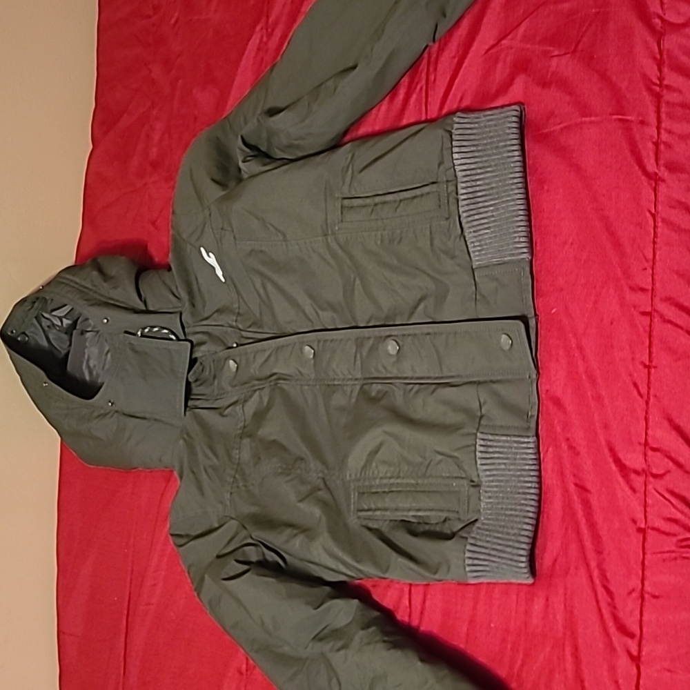 Hollister Dark Green Utility Jacket